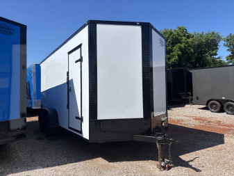 New 2025 FGT FGT7X16TA2 Cargo / Enclosed Trailer - BLACKOUT PACKAGE - SCREWLESS EXTERIOR - FLARE