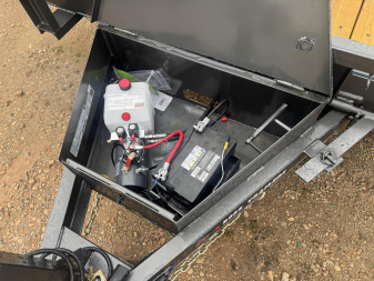 New 2025 4BOSS TRAILERS 102x22 Electric Tilt Flatbed Trailer