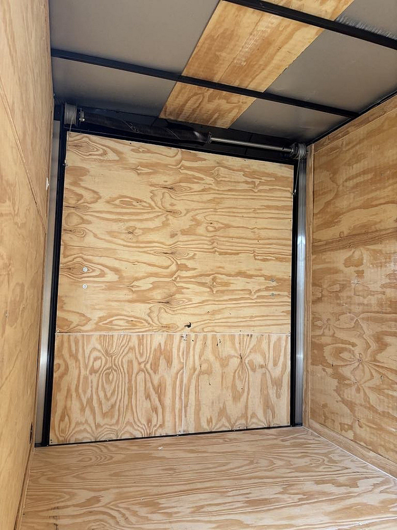New 2025 FGT 6x12 Tandem Axle Cargo / Enclosed Trailer - BLACKOUT PACKAGE - SCREWLESS EXTERIOR - TWO TONE-REAR SPOILER