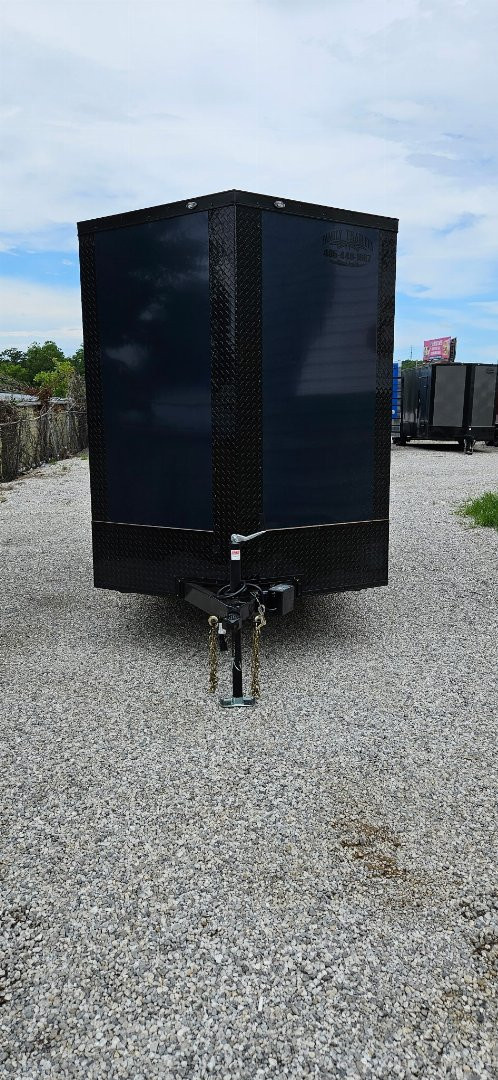 New 2025 FGT 6x12 Tandem Axle Cargo / Enclosed Trailer - BLACKOUT PACKAGE - SCREWLESS EXTERIOR - SPOILER-BLACKOUT PKG