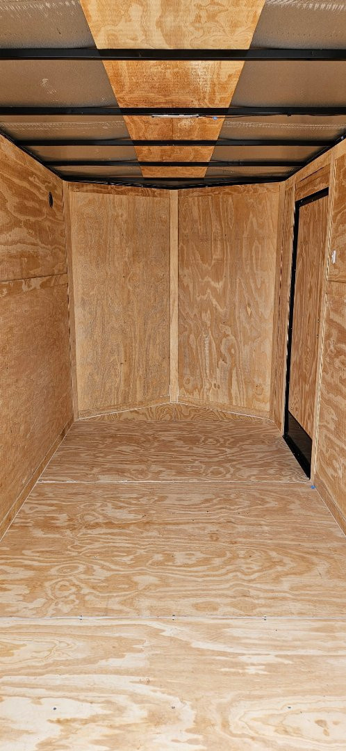 New 2025 FGT 6x12 Tandem Axle Cargo / Enclosed Trailer - BLACKOUT PACKAGE - SCREWLESS EXTERIOR - SPOILER-BLACKOUT PKG