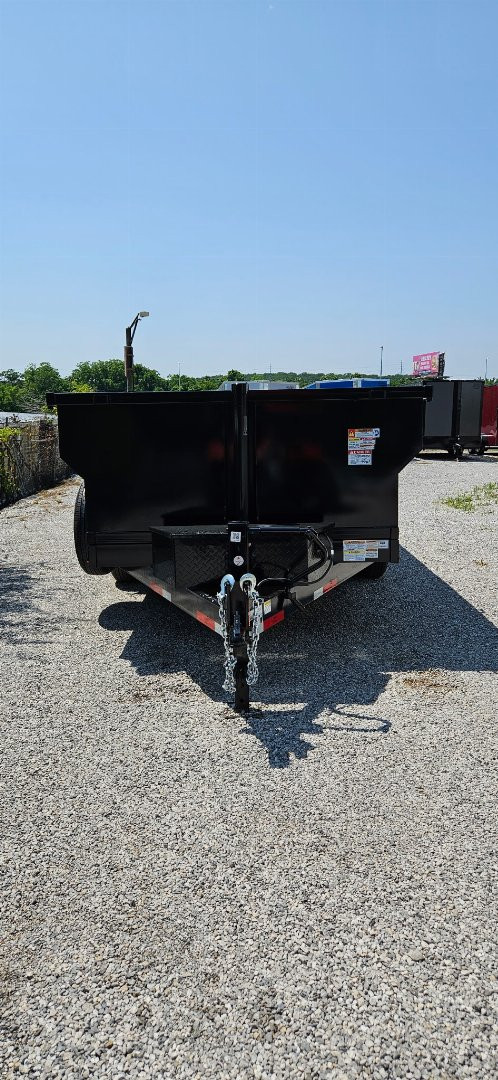 New 2025 Texas Pride Trailers 7X14X3 Dump Trailer - SPARE TIRE - NO TARP