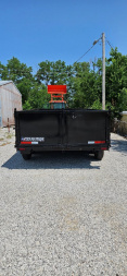 New 2025 Texas Pride Trailers 7X14X3 Dump Trailer - SPARE TIRE - NO TARP