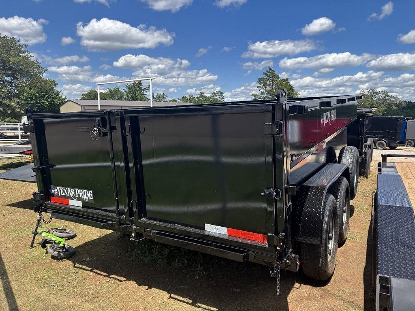 New 2025 Texas Pride Trailers 7X14X3 Dump Trailer-NO TARP