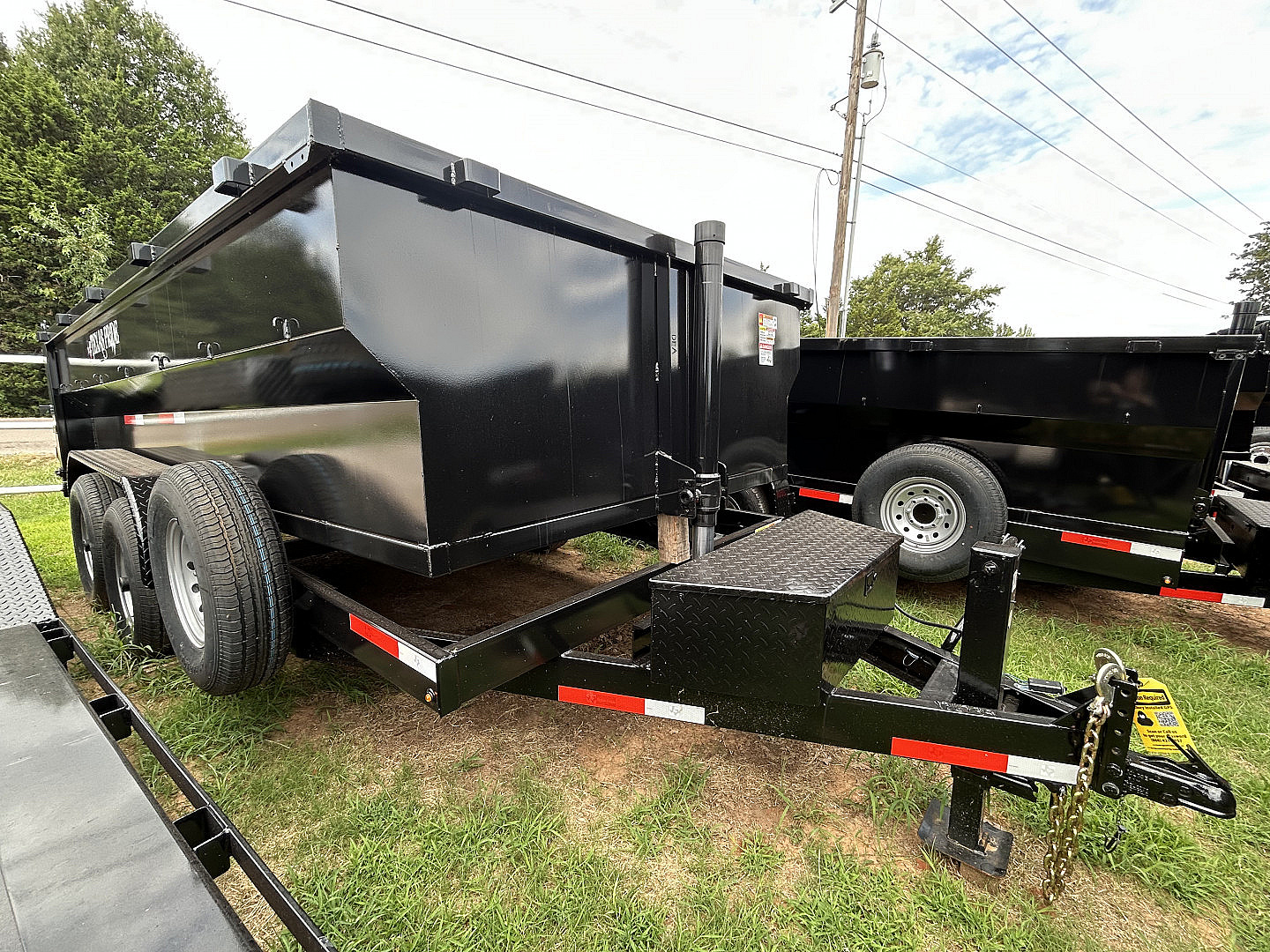 New 2025 Texas Pride Trailers 7X14X3 Dump Trailer-NO TARP