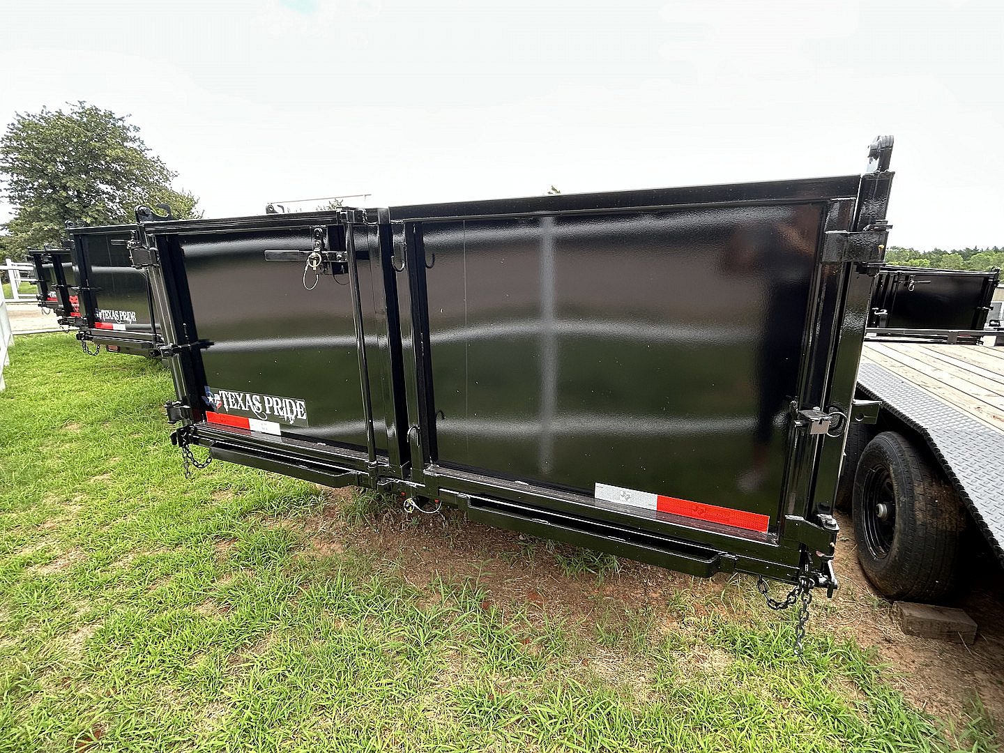 New 2025 Texas Pride Trailers 7X14X3 Dump Trailer-NO TARP