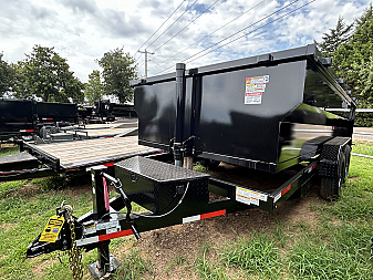 New 2025 Texas Pride Trailers 7X14X3 Dump Trailer-NO TARP