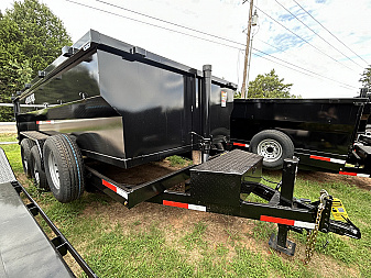 New 2025 Texas Pride Trailers 7X14X3 Dump Trailer-NO TARP