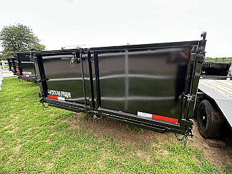 New 2025 Texas Pride Trailers 7X14X3 Dump Trailer-NO TARP