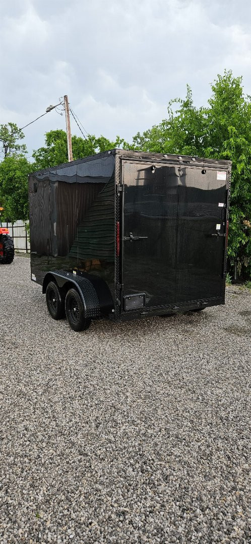 New 2025 FGT FGT7X12TA Cargo / Enclosed Trailer - BLACKOUT PACKAGE - SCREWLESS EXTERIOR