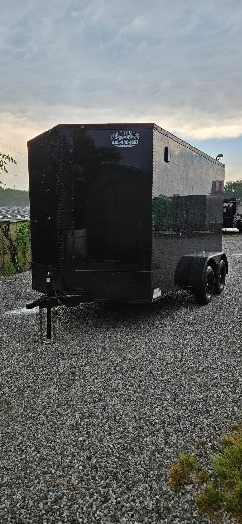 New 2025 FGT FGT7X12TA Cargo / Enclosed Trailer - BLACKOUT PACKAGE - SCREWLESS EXTERIOR