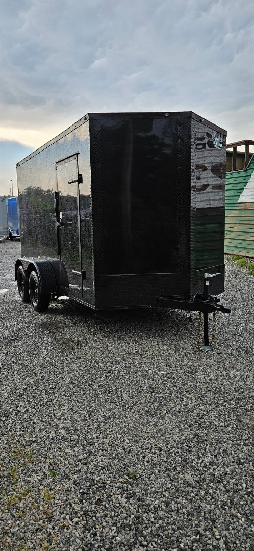 New 2025 FGT FGT7X12TA Cargo / Enclosed Trailer - BLACKOUT PACKAGE - SCREWLESS EXTERIOR