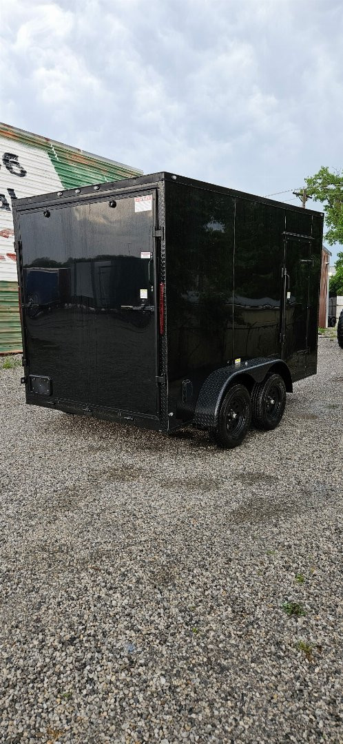 New 2025 FGT FGT7X12TA Cargo / Enclosed Trailer - BLACKOUT PACKAGE - SCREWLESS EXTERIOR