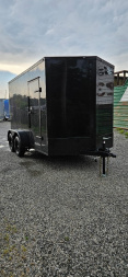 New 2025 FGT FGT7X12TA Cargo / Enclosed Trailer - BLACKOUT PACKAGE - SCREWLESS EXTERIOR