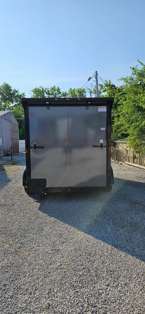 New 2025 FGT 7x14TA Cargo / Enclosed Trailer - - BLACKOUT PACKAGE - SCREWLESS - SPOILER