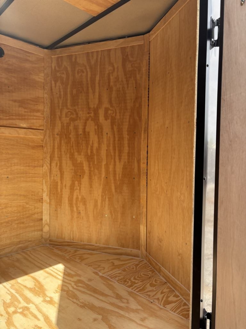 New 2025 FGT 7x14TA Cargo / Enclosed Trailer - - BLACKOUT PACKAGE - SCREWLESS - SPOILER