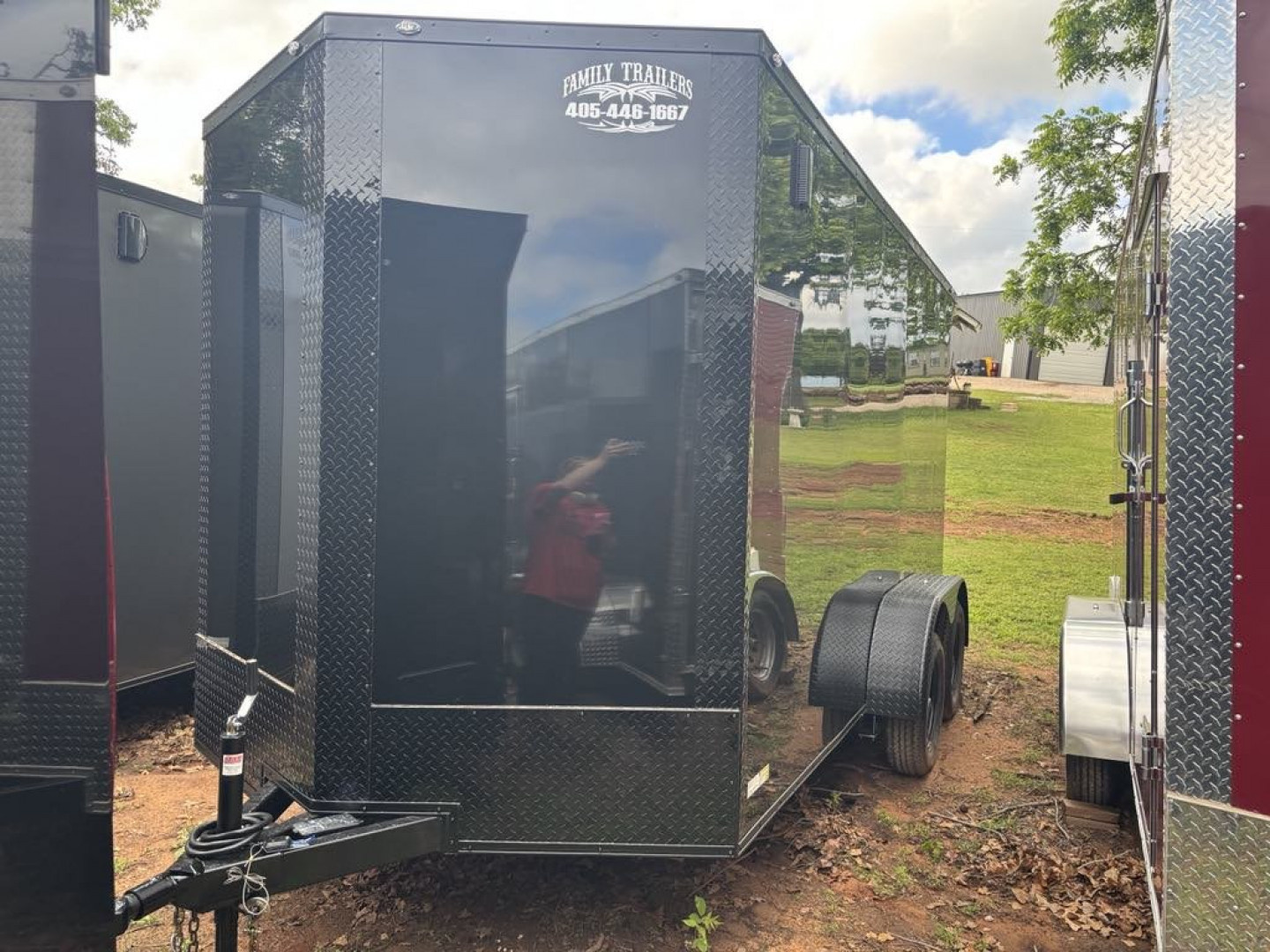 New 2025 FGT 7x14TA Cargo / Enclosed Trailer - - BLACKOUT PACKAGE - SCREWLESS - SPOILER