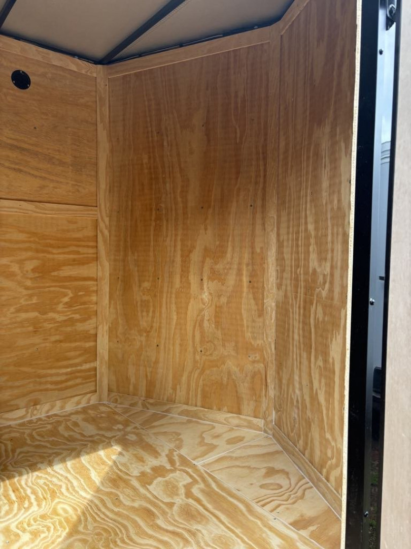 New 2025 FGT 7x14TA Cargo / Enclosed Trailer - - BLACKOUT PACKAGE - SCREWLESS - SPOILER