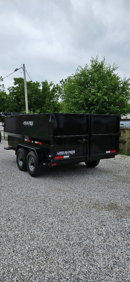 New 2025 Texas Pride Trailers DT7X14X4 Dump Trailer- 3/16 FLOOR, SPREADER GATE