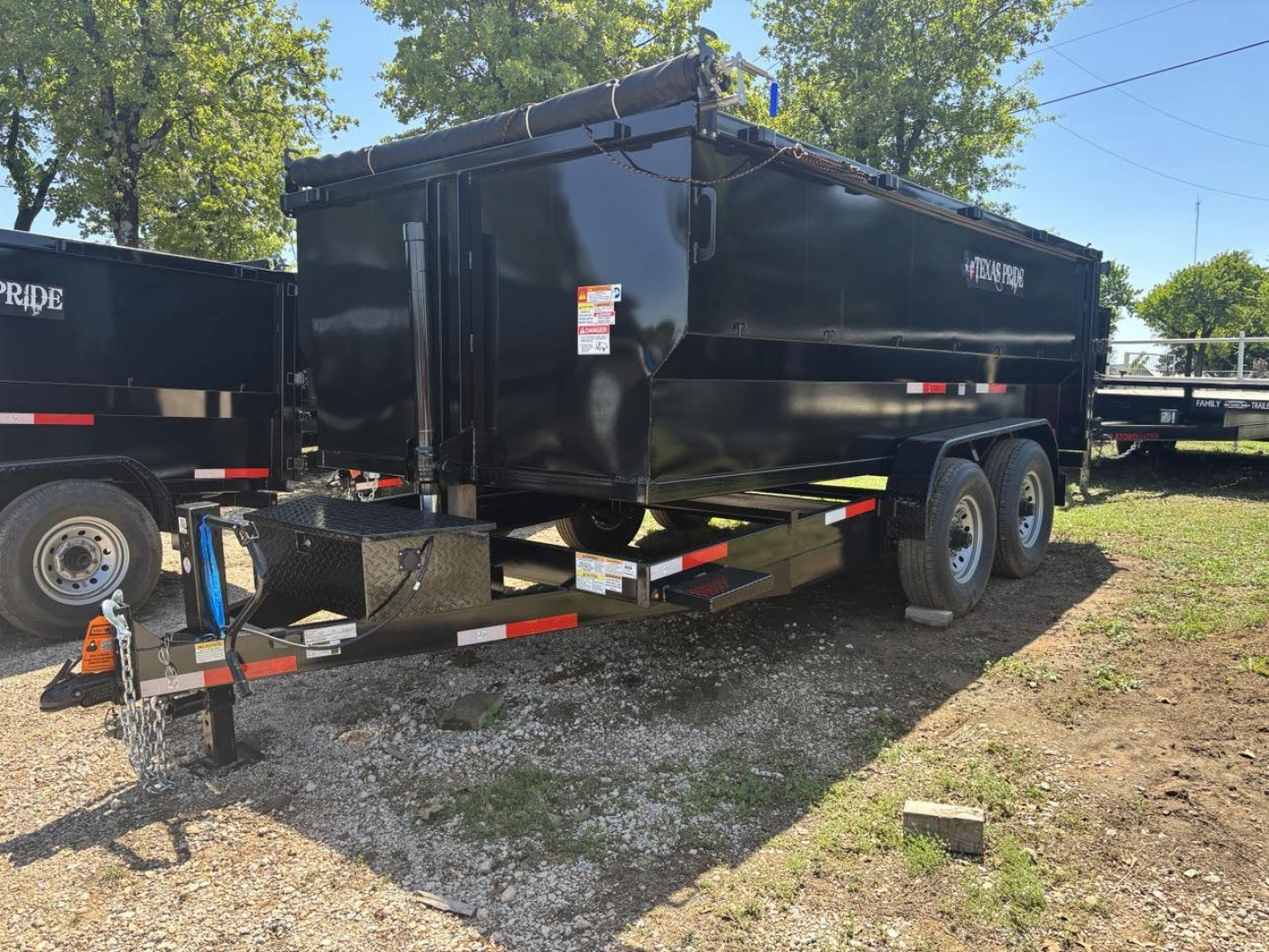 New 2025 Texas Pride Trailers DT7X14X4 Dump Trailer- 3/16 FLOOR, SPREADER GATE