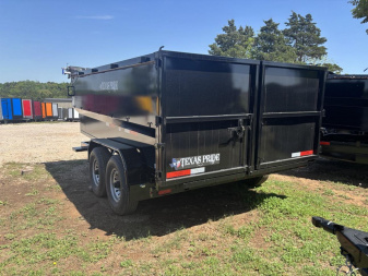 New 2025 Texas Pride Trailers DT7X14X4 Dump Trailer- 3/16 FLOOR, SPREADER GATE