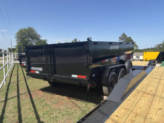New 2025 Texas Pride Trailers DT7X14X3 Dump Trailer- SPREADER GATE, RAMPS,3/16 FLOOR - NO TARP