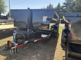 New 2025 Texas Pride Trailers DT7X14X3 Dump Trailer- SPREADER GATE, RAMPS,3/16 FLOOR - NO TARP