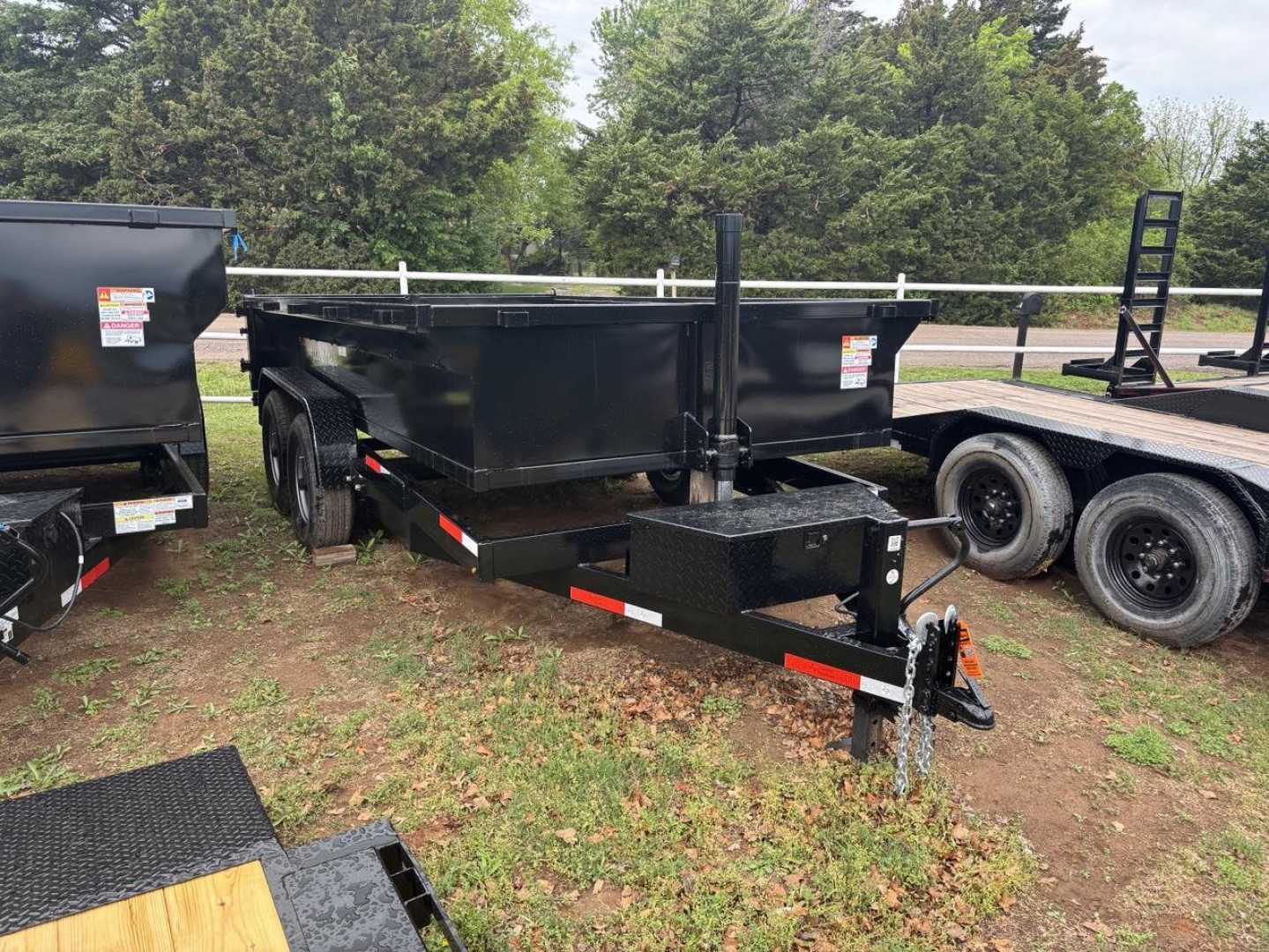 New 2025 TEXAS PRIDE TRAILERS DT7X14X2 Dump Trailer