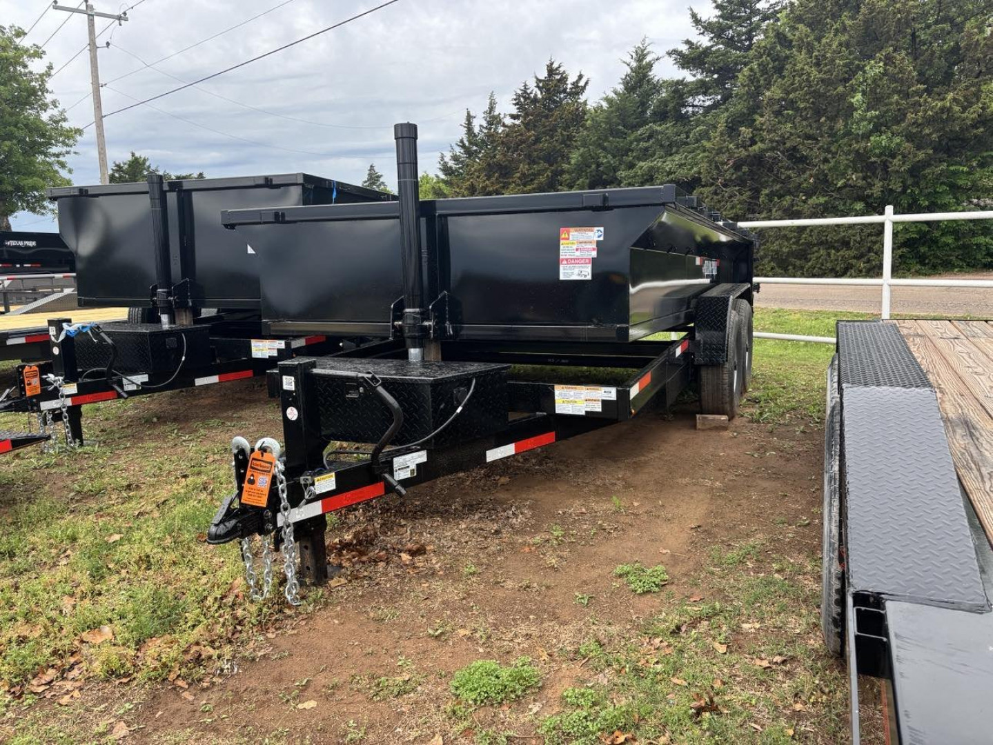 New 2025 TEXAS PRIDE TRAILERS DT7X14X2 Dump Trailer