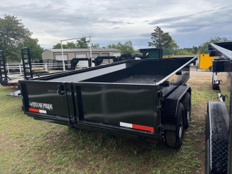 New 2025 TEXAS PRIDE TRAILERS DT7X14X2 Dump Trailer