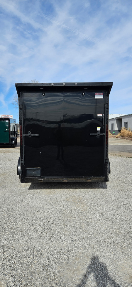 New 2025 FGT 7x14TA Cargo / Enclosed Trailer - BLACKOUT PACKAGE -TWO-TONE-SCREWLESS EXTERIOR-REAR SPOILER