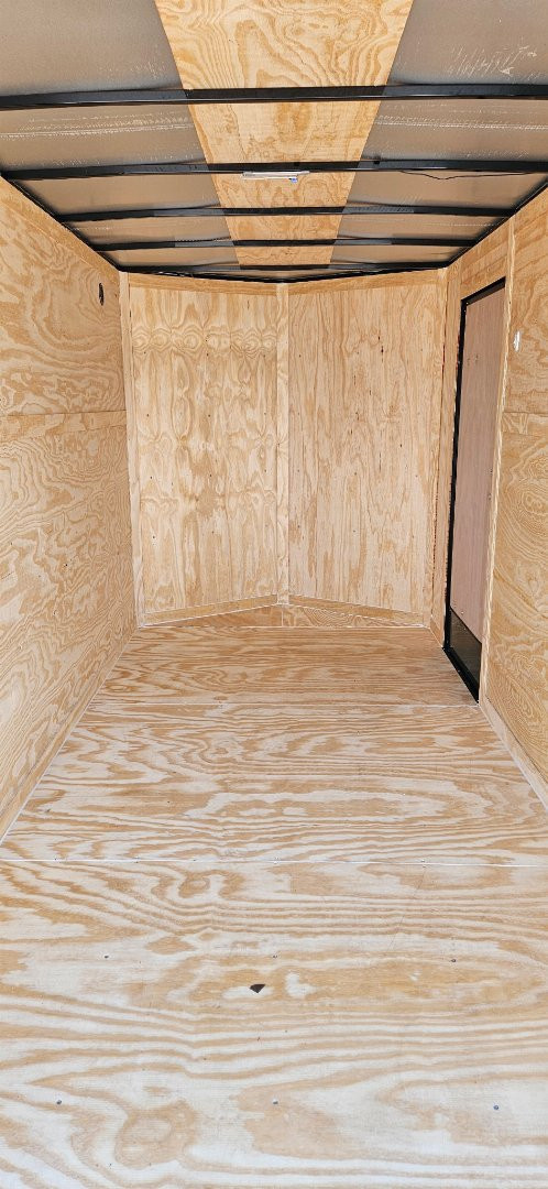 New 2025 FGT 6x12 Tandem Axle Cargo / Enclosed Trailer - BLACKOUT PACKAGE- SPOILER