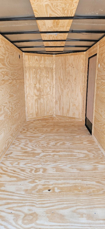 New 2025 FGT 6x12 Tandem Axle Cargo / Enclosed Trailer - BLACKOUT PACKAGE- SPOILER