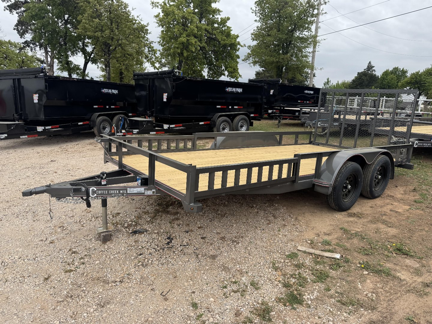 New 2025 Coffee Creek MFG AT 8316 Utility Trailer