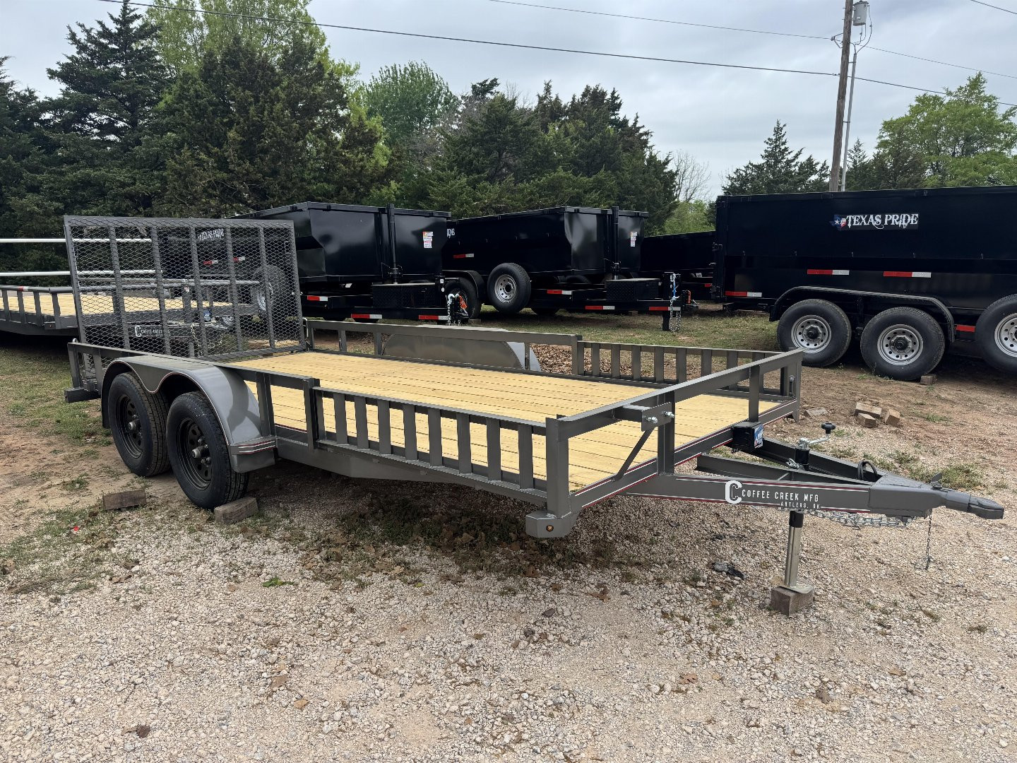 New 2025 Coffee Creek MFG AT 8316 Utility Trailer