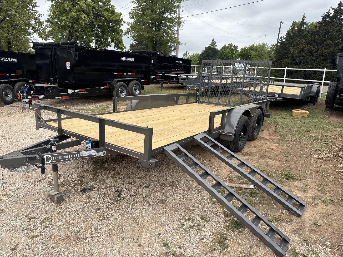 New 2025 Coffee Creek MFG AT 8316 Utility Trailer