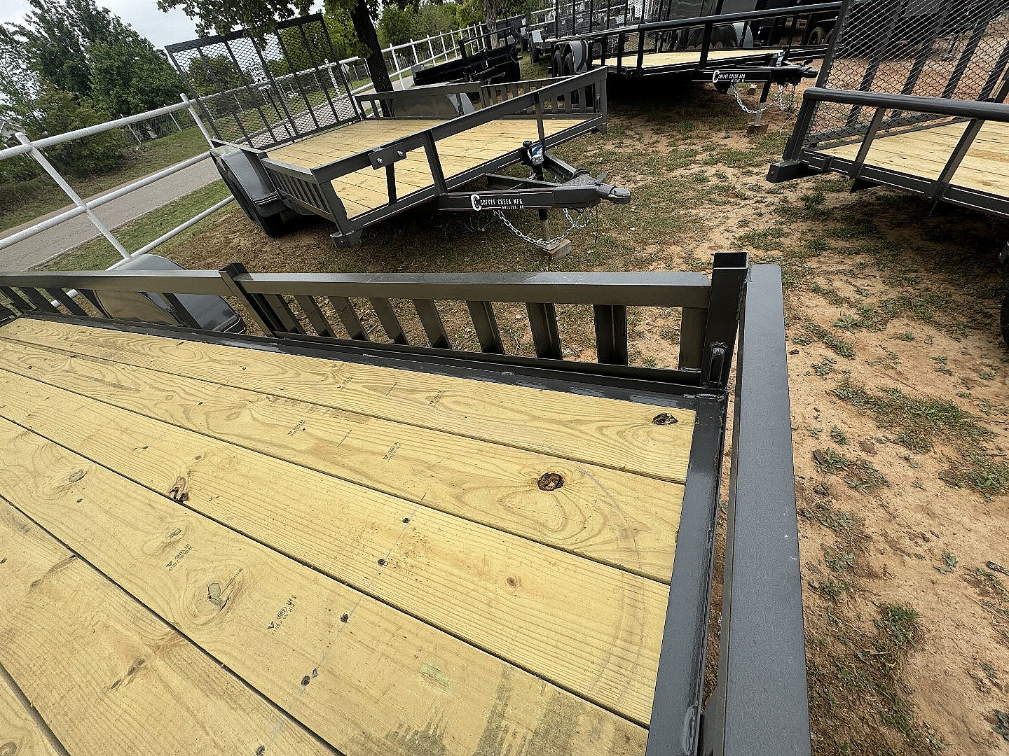 New 2025 Coffee Creek MFG SA 8314 Utility Trailer-ATV RAMPS