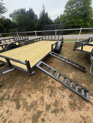 New 2025 Coffee Creek MFG SA 8314 Utility Trailer-ATV RAMPS