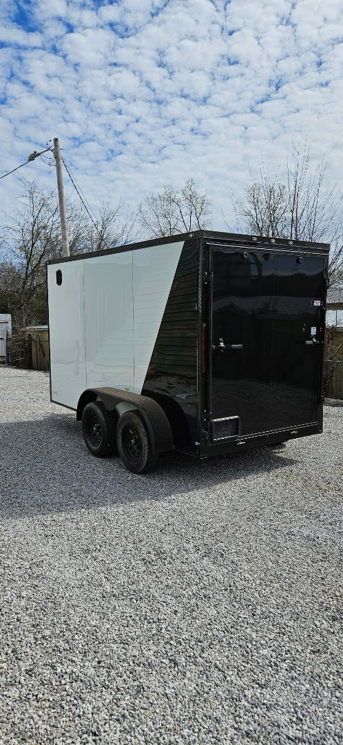 New 2025 FGT 6x12TA RD Cargo / Enclosed Trailer-ScrewlessExterior-Blackout Pkg