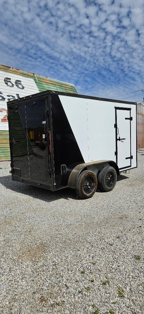 New 2025 FGT 6x12TA RD Cargo / Enclosed Trailer-ScrewlessExterior-Blackout Pkg