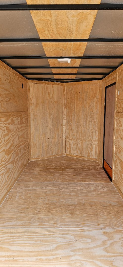 New 2025 FGT 6x12 Tandem Axle Cargo / Enclosed Trailer - BLACKOUT PACKAGE -SCREWLESS - TWO-TONE