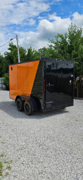 New 2025 FGT 6x12 Tandem Axle Cargo / Enclosed Trailer - BLACKOUT PACKAGE -SCREWLESS - TWO-TONE