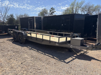 New 2025 Coffee Creek MFG AT 8320TA4 Utility Trailer- 7K AXLES