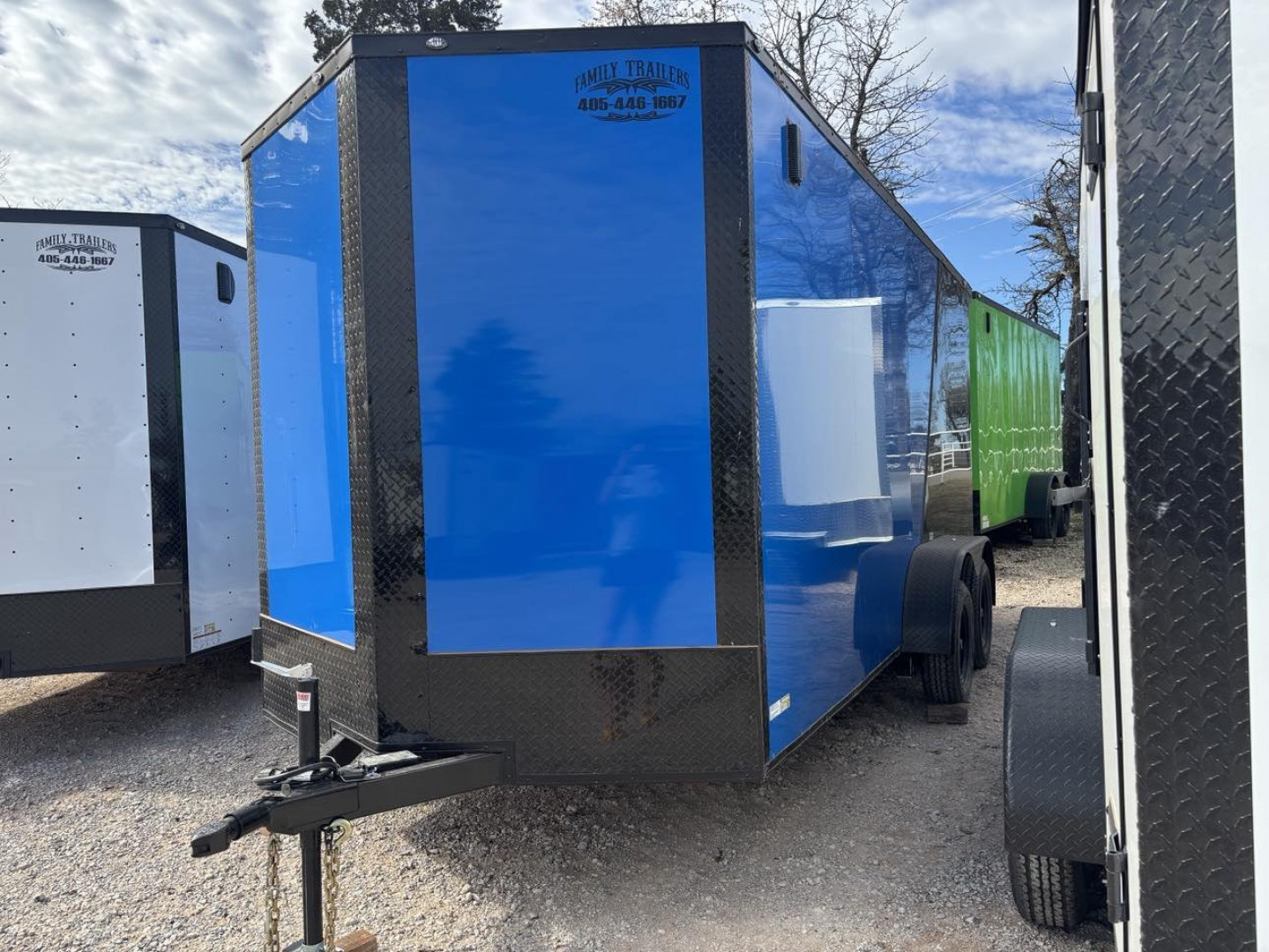 New 2025 FGT FGT7X16TA2 Cargo / Enclosed Trailer - BLACKOUT PACKAGE - SCREWLESS EXTERIOR - FLARE - TWO -TONE