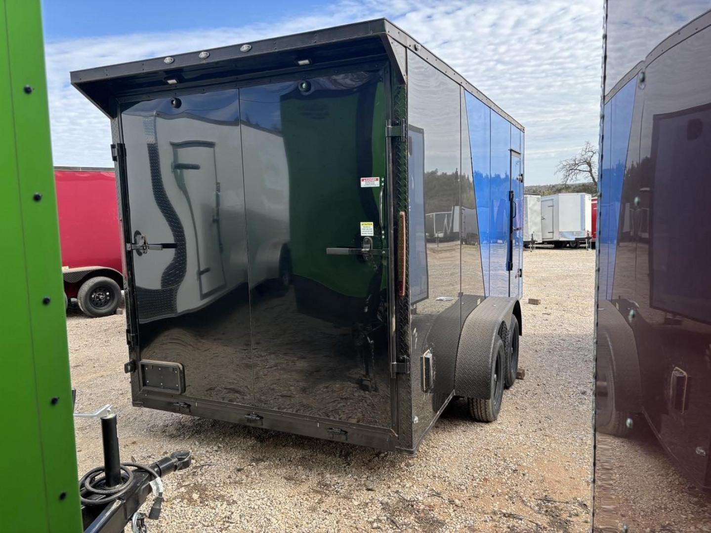New 2025 FGT FGT7X16TA2 Cargo / Enclosed Trailer - BLACKOUT PACKAGE - SCREWLESS EXTERIOR - FLARE - TWO -TONE