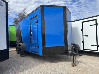 New 2025 FGT FGT7X16TA2 Cargo / Enclosed Trailer - BLACKOUT PACKAGE - SCREWLESS EXTERIOR - FLARE - TWO -TONE