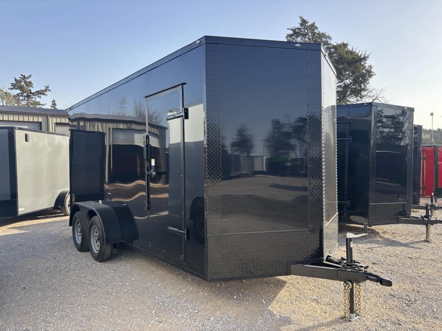 New 2025 FGT FGT7X16TA2 Cargo / Enclosed Trailer - BLACKOUT PACKAGE - SCREWLESS EXTERIOR - FLARE