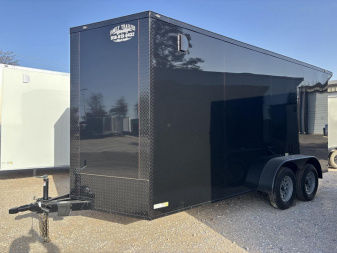 New 2025 FGT FGT7X16TA2 Cargo / Enclosed Trailer - BLACKOUT PACKAGE - SCREWLESS EXTERIOR - FLARE