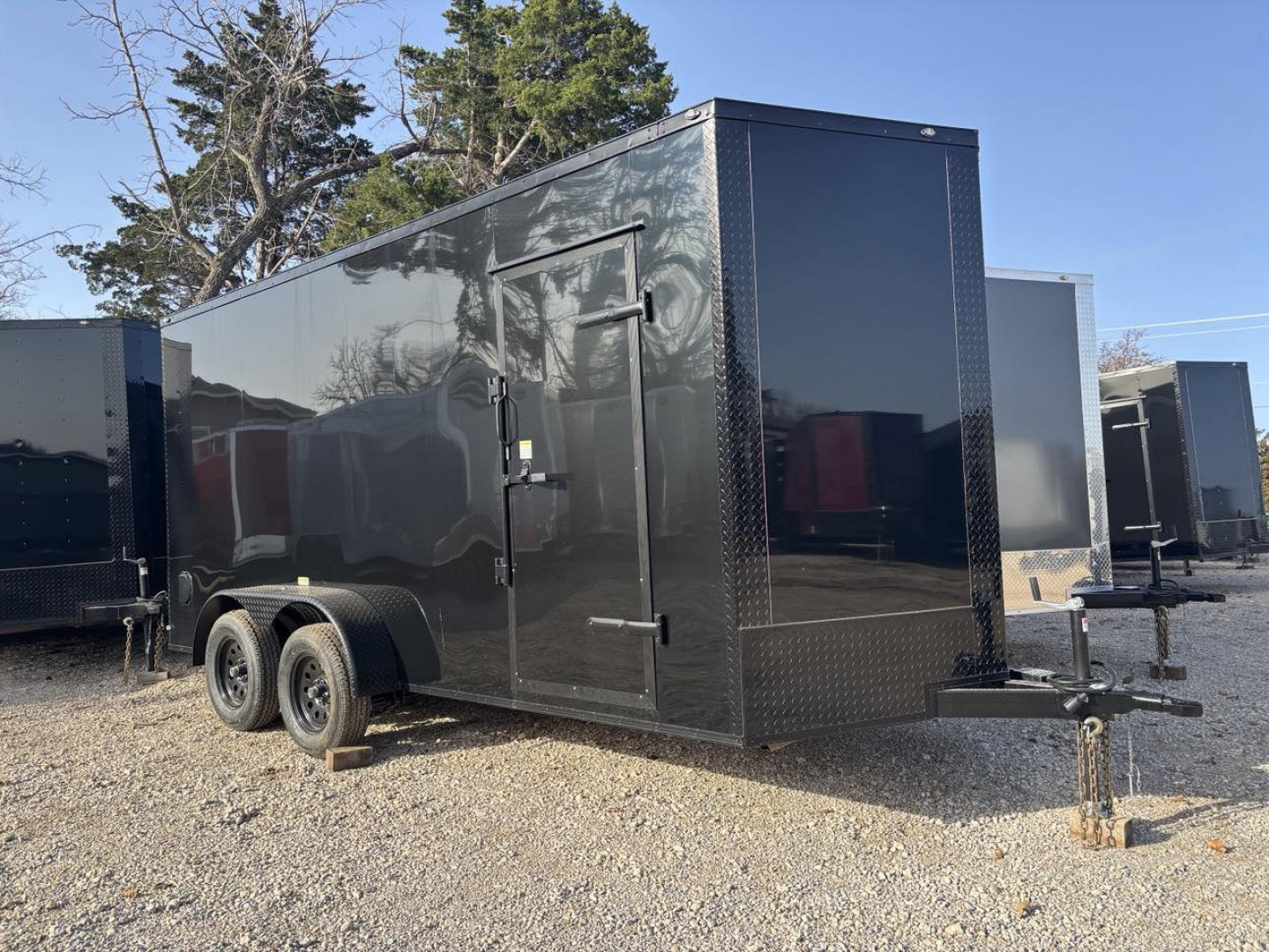 New 2025 FGT FGT7X16TA2 Cargo / Enclosed Trailer - BLACKOUT PACKAGE - SCREWLESS EXTERIOR