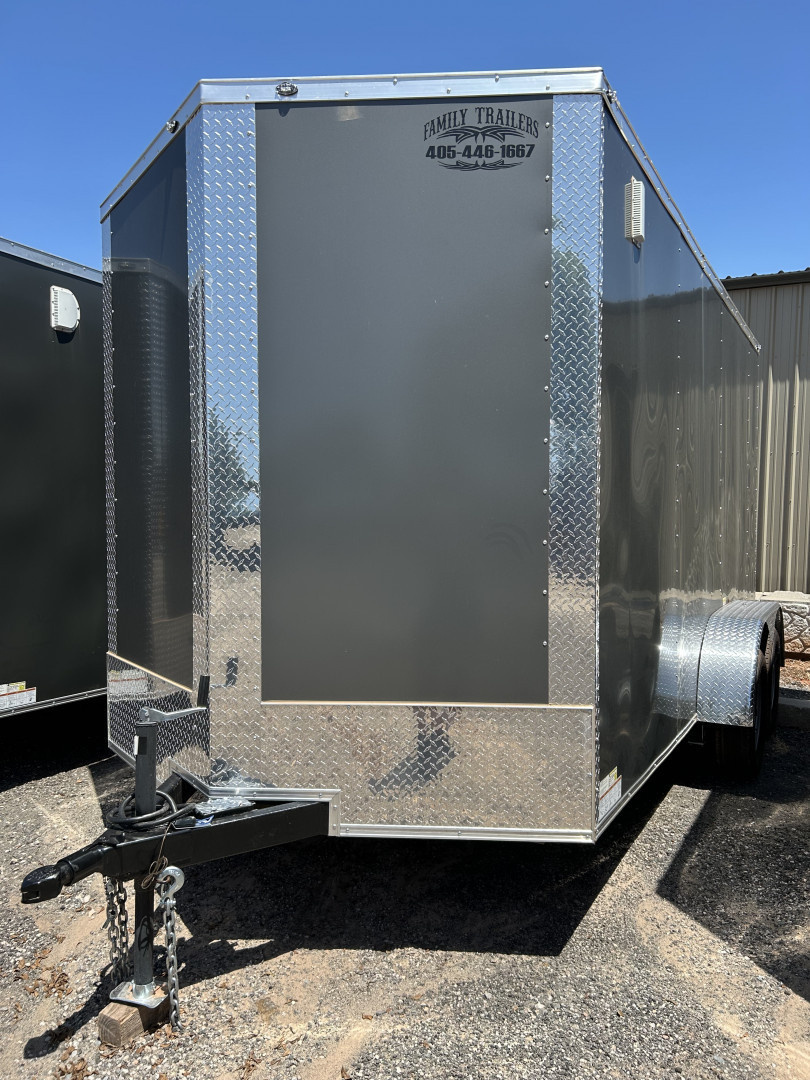 New 2025 FGT 7x14TA Cargo / Enclosed Trailer-semi screwless